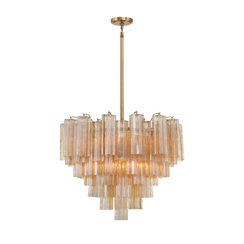 Addis Designer Collaboration Mid Century Tiered Chandelier
