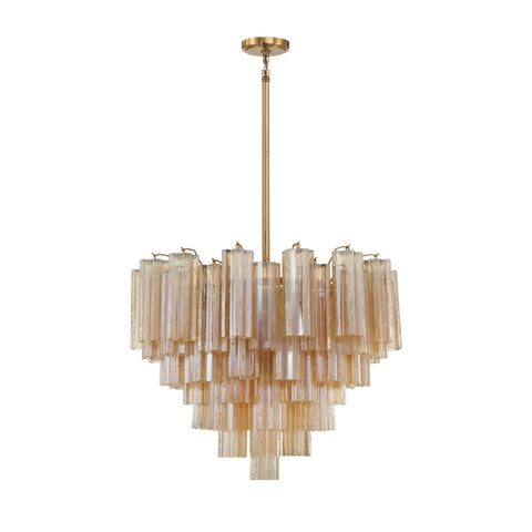Addis Designer Collaboration Mid Century Tiered Chandelier