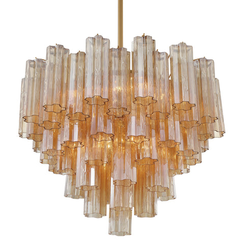 Addis Designer Collaboration Mid Century Tiered Chandelier