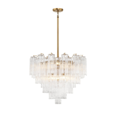 Addis Designer Collaboration Mid Century Tiered Chandelier