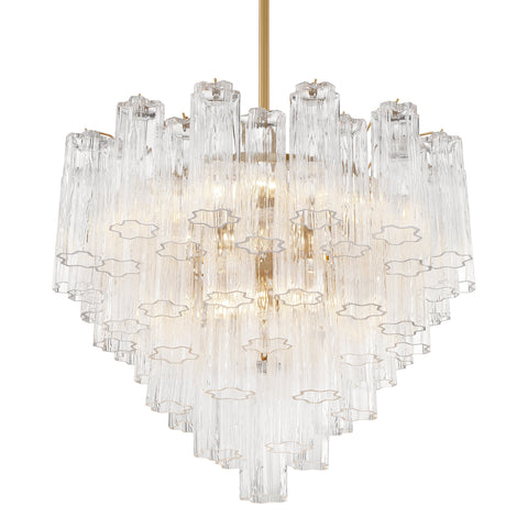 Addis Designer Collaboration Mid Century Tiered Chandelier