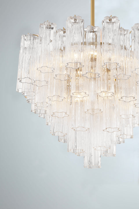 Addis Designer Collaboration Mid Century Tiered Chandelier