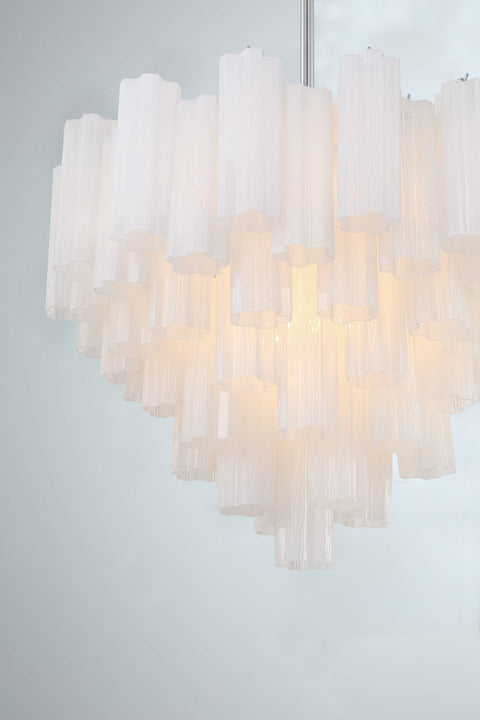 Addis Designer Collaboration Mid Century Tiered Chandelier