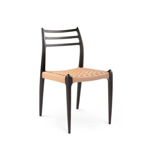 Timeless Minimalist Mid Century Oak Dining Side Chair