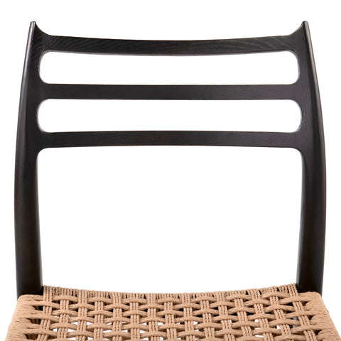 Timeless Minimalist Mid Century Oak Dining Side Chair