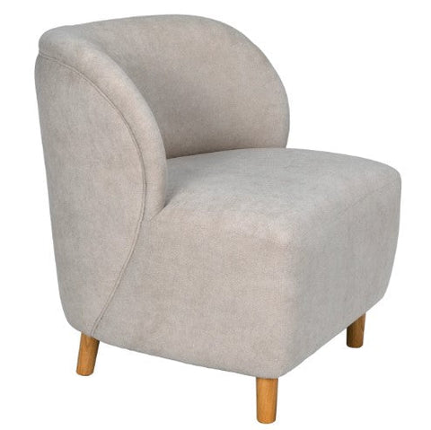 Laffont Timeless Minimalist Barrel Back Slipper Accent Chair