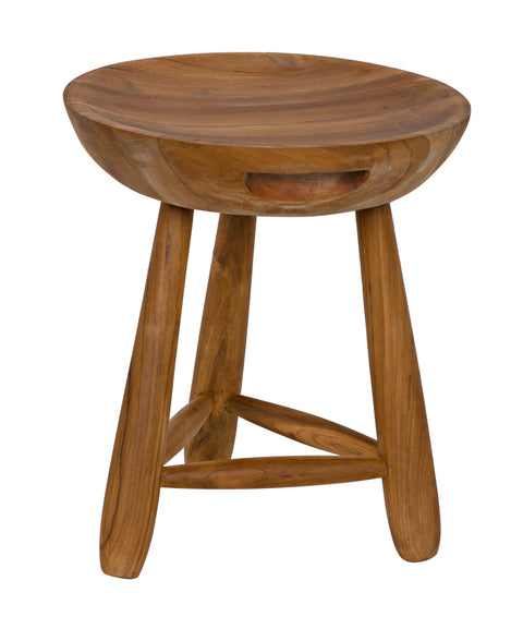 Basel Artful Traditionalist Scandinavian Accent Stool