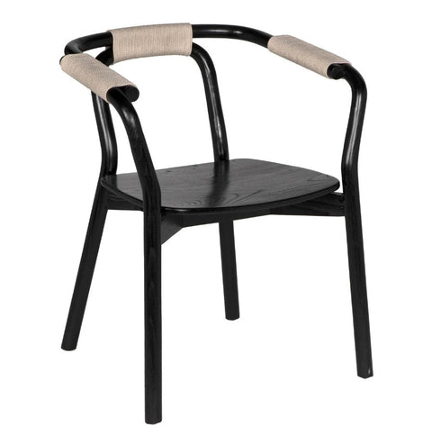 Anna Timeless Minimalist Sungkai Wood Dining Armchair
