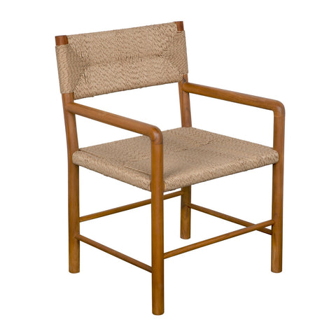 Franco Timeless Minimalist Organic Teak Armchair