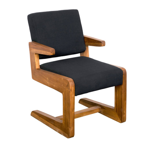 Bruce Timeless Minimalist Mid Century Cantilever Armchair