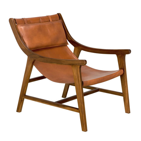 Gilberto Mid Century Club Lounge Chair with Padded Seat