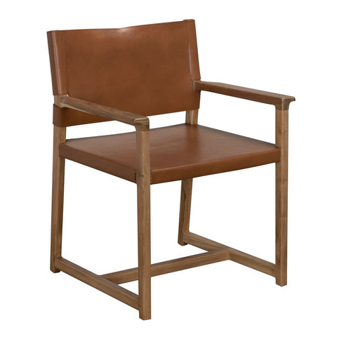 Xavier Timeless Minimalist Modern Armchair with Track Arms