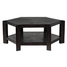 Noir Yuhuda Timeless Minimalist Hexagonal Coffee Table