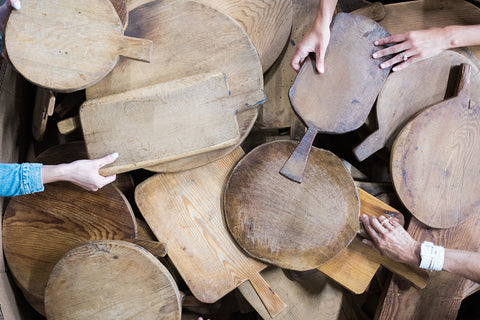 Rustic Handmade Solid Wood Serving Board