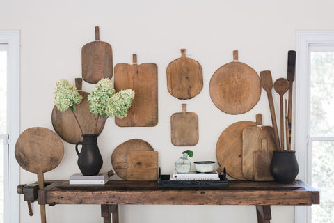 Rustic Handmade Solid Wood Serving Board