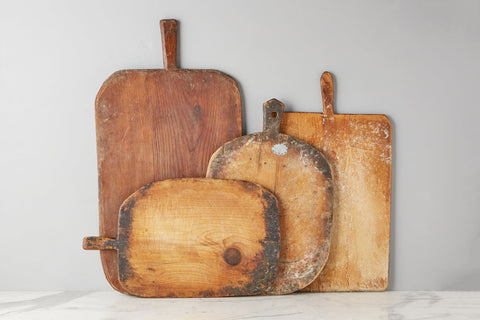 Vintage Rustic Handmade Abstract Wood Serving Board