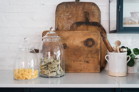 Vintage Rustic Handmade Abstract Wood Serving Board