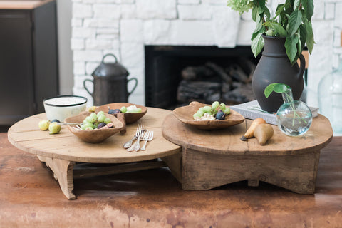 Rustic Handmade Natural Solid Wood Serving Board