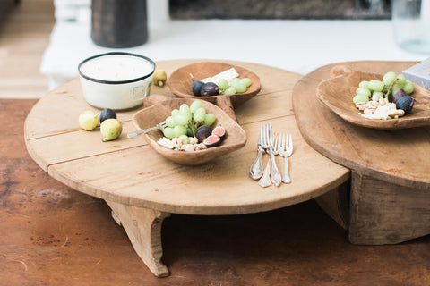 Rustic Handmade Natural Solid Wood Serving Board