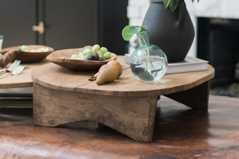 Rustic Handmade Natural Solid Wood Serving Board