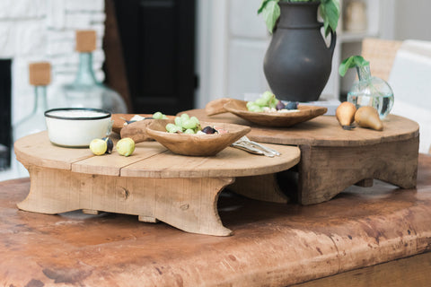Rustic Handmade Natural Solid Wood Serving Board