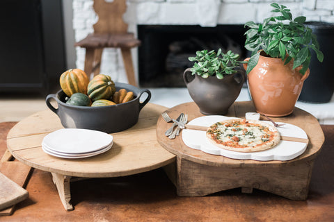 Rustic Handmade Natural Solid Wood Serving Board