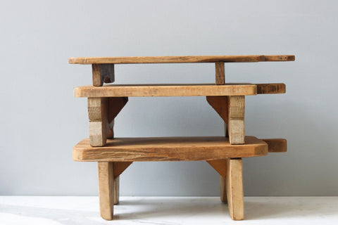 Vintage Rustic Handmade Solid Wood Serving Board