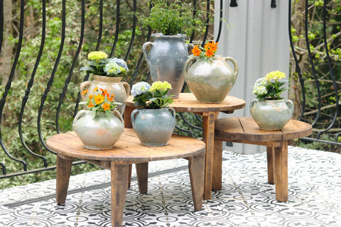 Decorating Essentials Vintage Distressed Handcrafted Planter