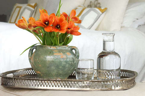 Decorating Essentials Vintage Distressed Handcrafted Planter