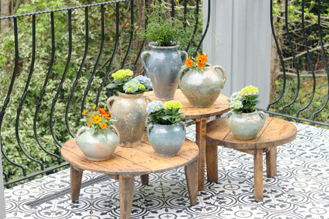 Artful Traditionalist Handcrafted Vintage Urn Planter