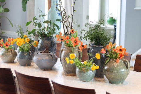 Artful Traditionalist Handcrafted Vintage Urn Planter