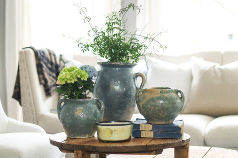 Artful Traditionalist Handcrafted Vintage Urn Planter