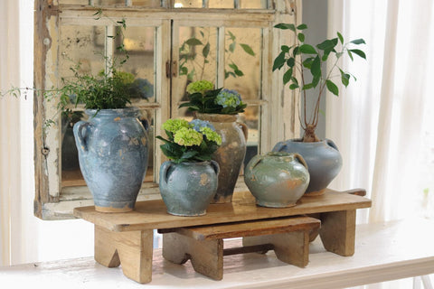 Artful Traditionalist Handcrafted Vintage Urn Planter