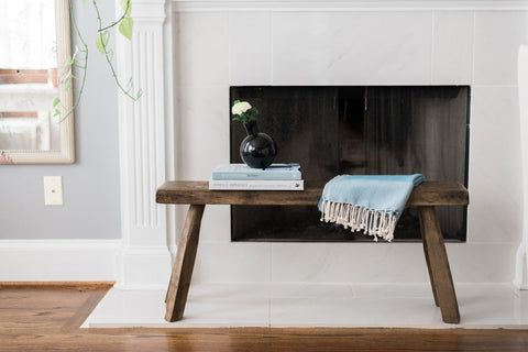 Artful Traditionalist Handmade Farmhouse Accent Bench