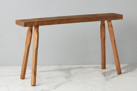 Artful Traditionalist Handmade Farmhouse Accent Bench