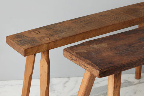 Artful Traditionalist Handmade Farmhouse Accent Bench