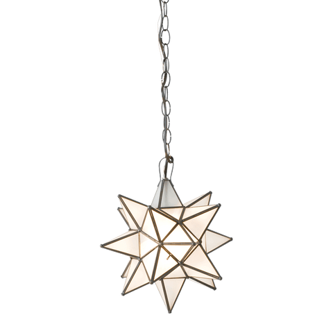 Accent Mid Century Frosted Novelty Pendant Light