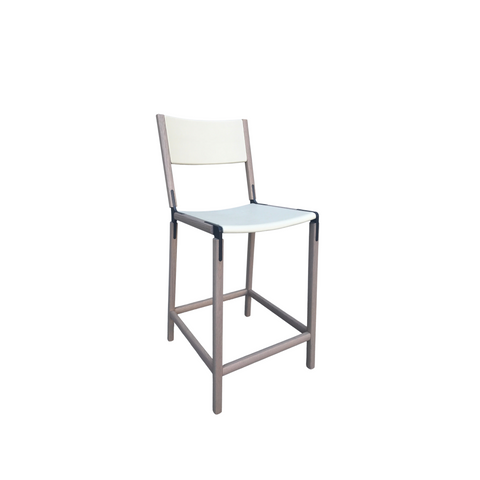 Linden Timeless Minimalist Armless Counter Stool