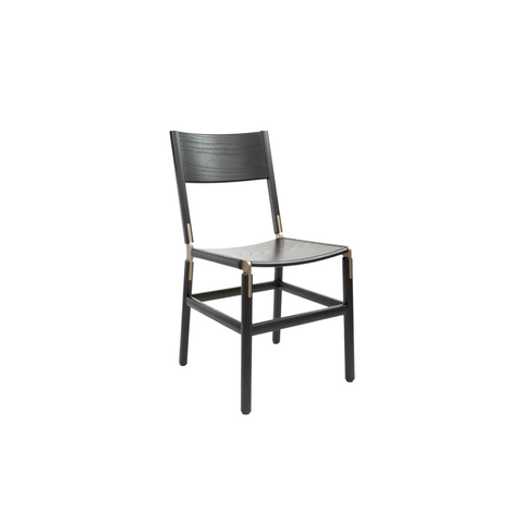 Mariposa Timeless Minimalist Dining Side Chair with Slat Back