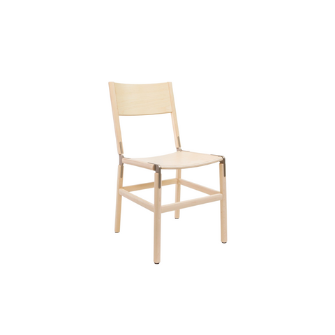 Mariposa Timeless Minimalist Maple Dining Side Chair