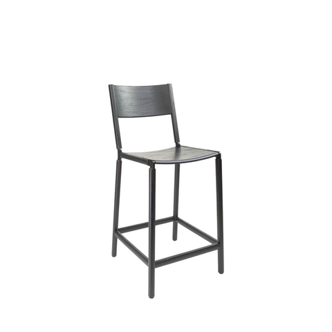 Linden Timeless Minimalist Armless Counter Stool