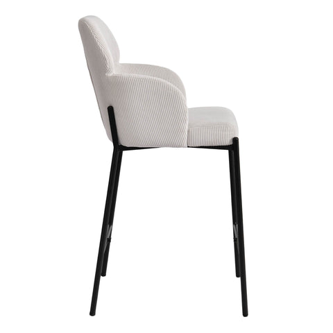 Timeless Minimalist Modern Barrel Upholstered Counter Stool