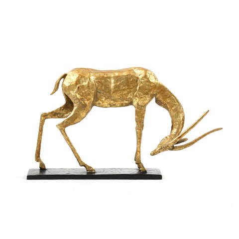 Global Eclecticist Organic Handcrafted Gold Leaf Statue