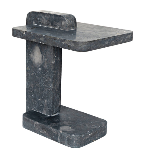 North Contemporary Marble C Table Accent Table