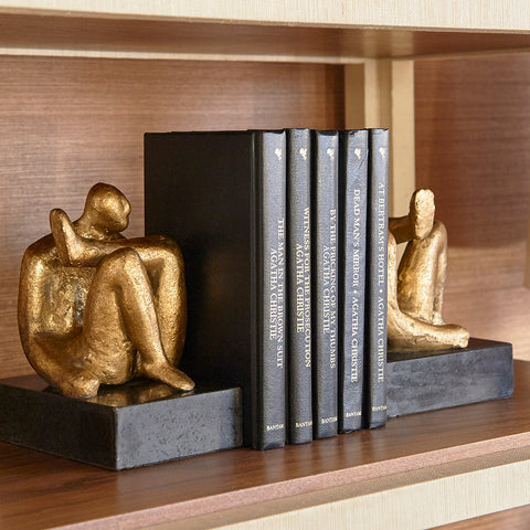 Decorating Essentials Handcrafted Modern Gold Leaf Figurine