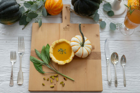 etúHOME Vintage Polished Silver Dinner Fork Set - Set of 5