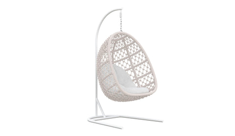 Amelia Coastal Modern Hand Woven Swing Chair
