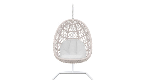 Amelia Coastal Modern Hand Woven Swing Chair