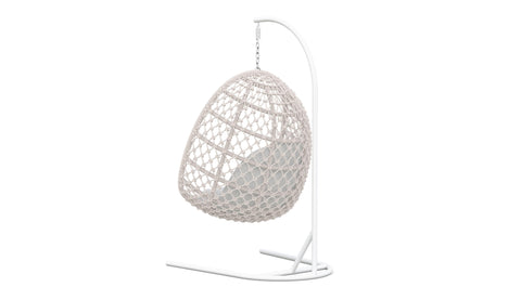 Amelia Coastal Modern Hand Woven Swing Chair