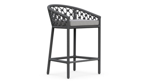 Amelia Modern Hand Woven Counter Stool
